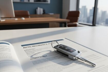 clés de voiture et papiers d'assurance