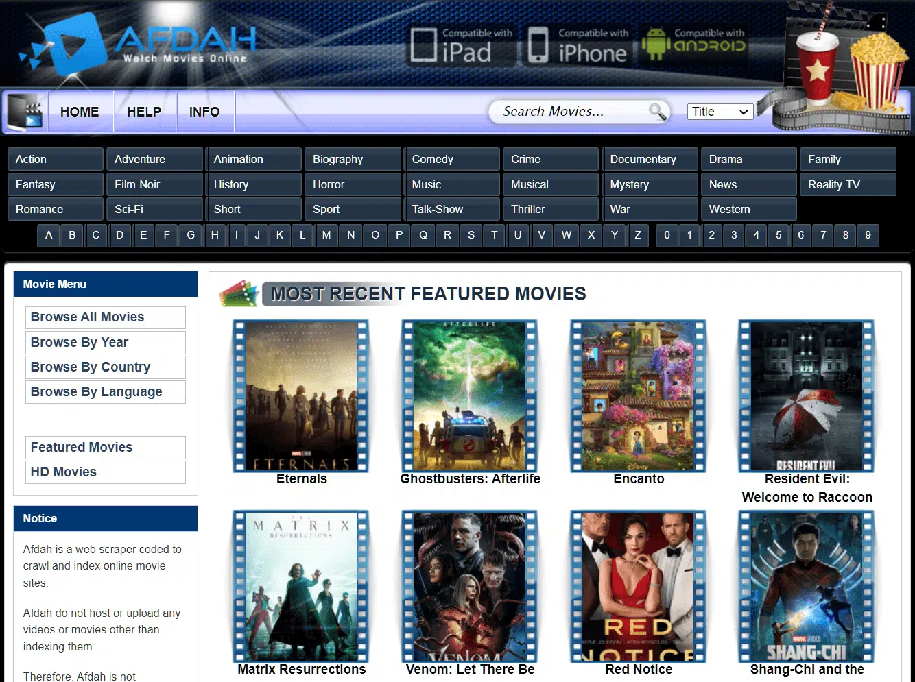 films gratuits HD en direct
