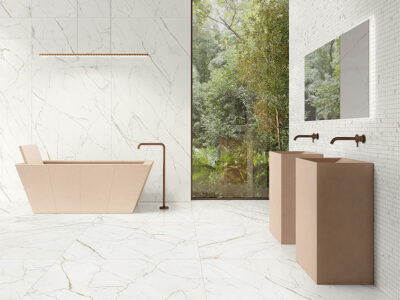 salle de bain en marbre