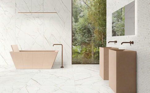 salle de bain en marbre