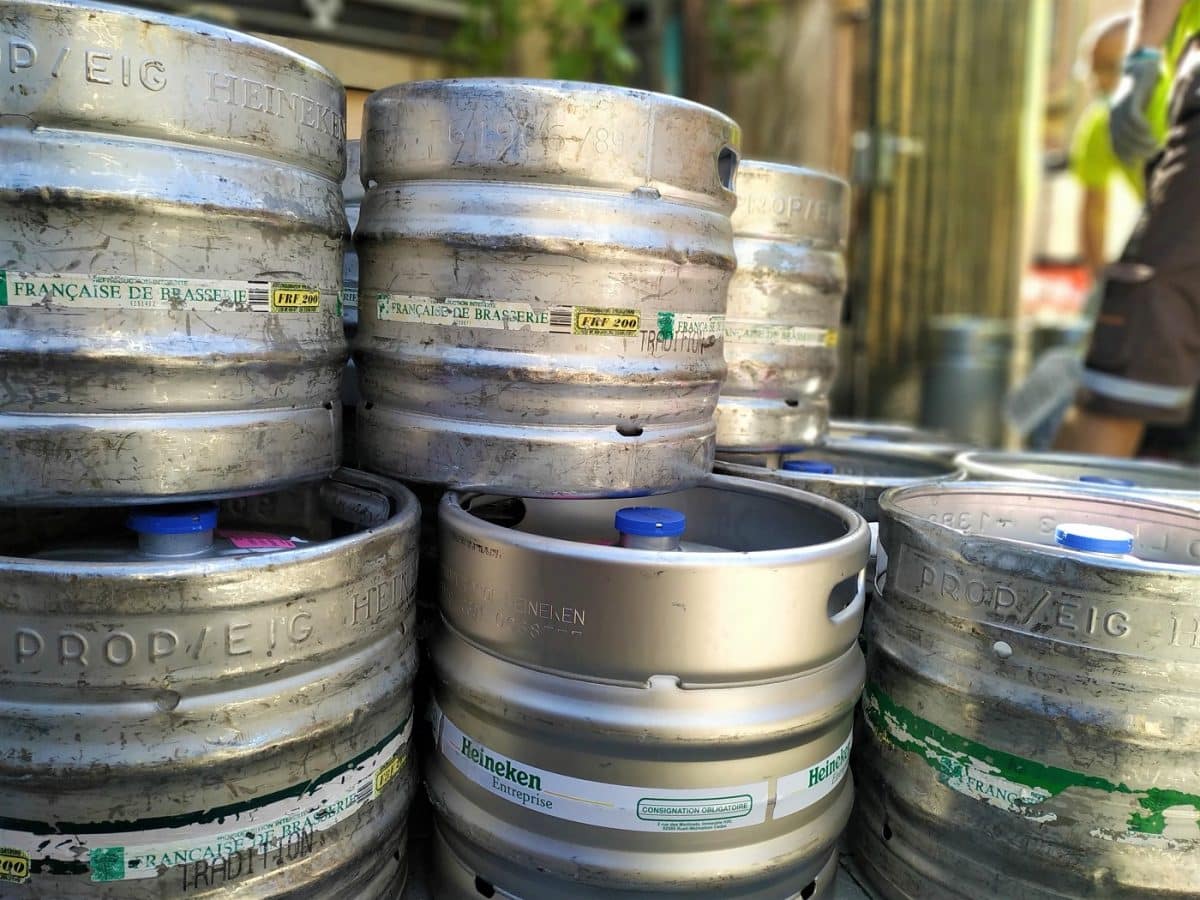 Recyclage de fûts de bière ce qu
