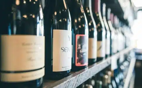bouteilles de vin