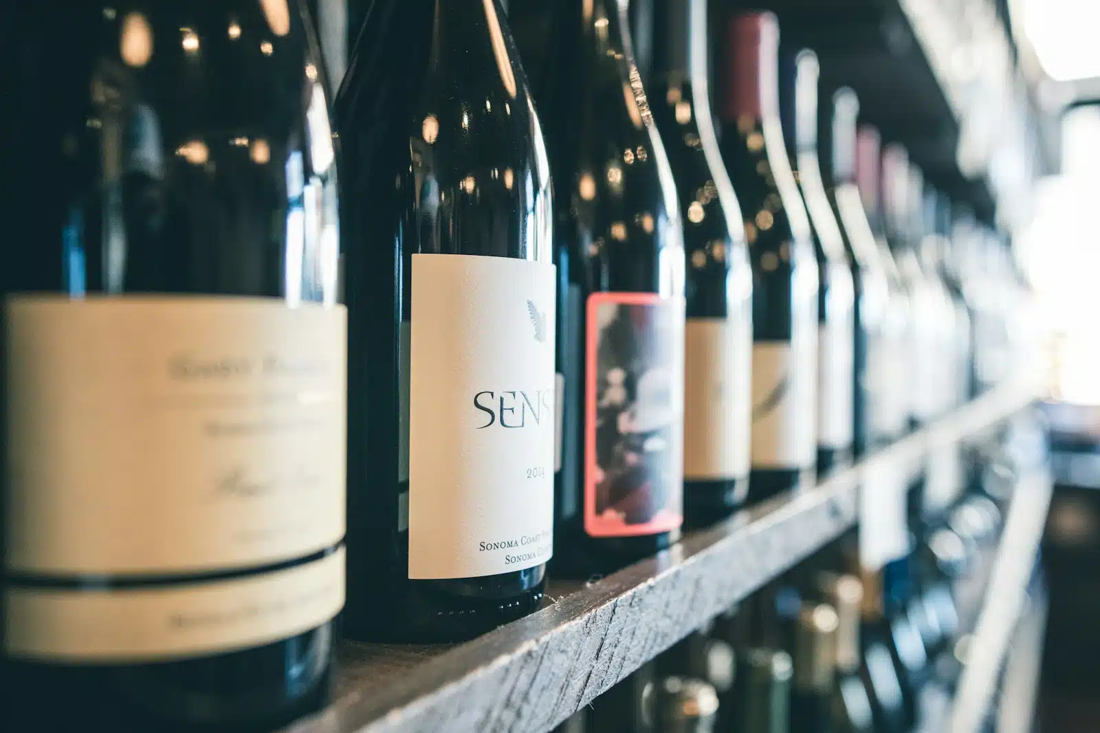 bouteilles de vin
